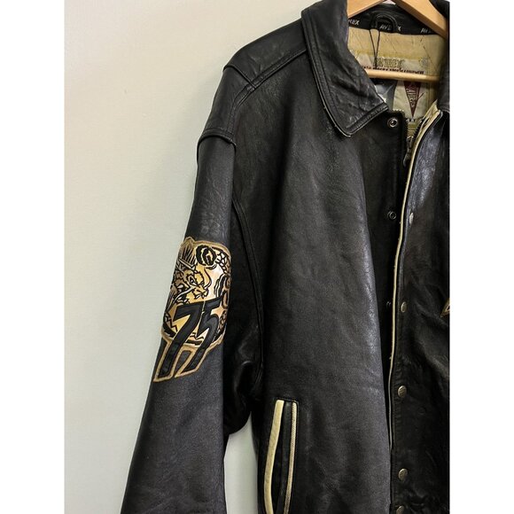 Avirex Leather Jacket - Picture 5 of 8